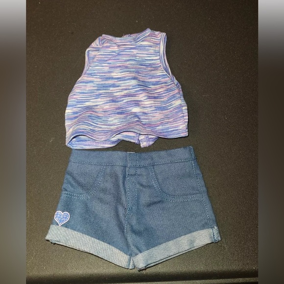 American girl doll Luciana stellar top & shorts only  GOTY - Picture 1 of 3